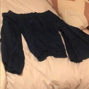 Blue Free People Shirt